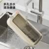 Chopstick barrel wall-mounted chopstick storage box with cover chopstick cage draining dust-proof punch-free tableware spoon storage rack