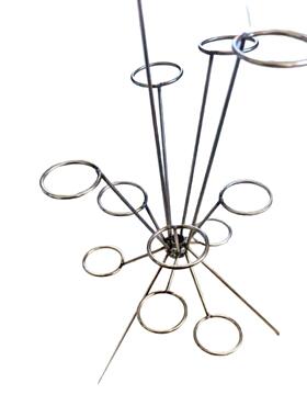 跨境创意热销流行款Exploding Fruit Bowl简约金属水果盘摆件装饰