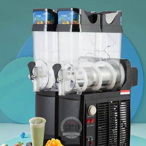 麦可酷雪泥机奶茶火锅店商用全自动饮料机沙冰机双缸三缸雪融机 - 图0