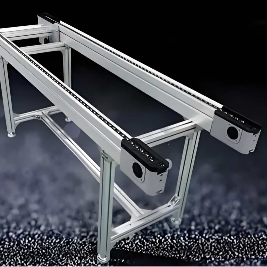 碳钢和不锈钢08BS单倍速链线 防静电设计电器零部件整机组装 - 图0