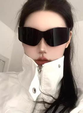 太阳镜紫外线个性连体太阳眼镜