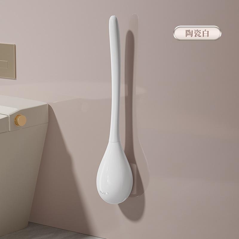 2024 New Toilet Brush Household No Dead Angle Wall-mounted Toilet Brush Bathroom Toilet Cleaning Brush
