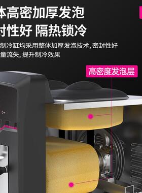 乐创商用冰淇淋机甜筒机不锈钢软冰激凌机器立式全自动雪糕机