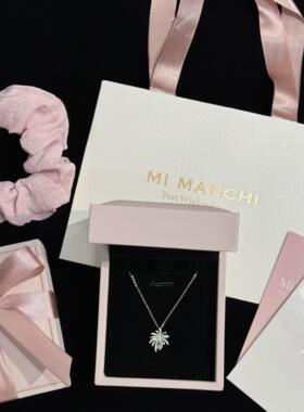 璀璨烟花 纯银项链女轻奢小众设计感锁骨链2025新款爆款生日礼物