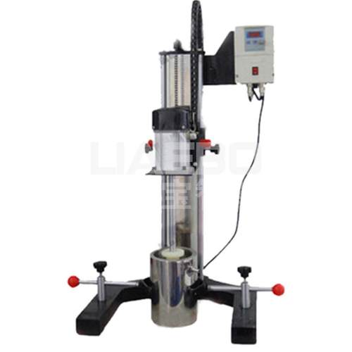 小型分散机550W手动升降数显变频涂料染料颜料高速搅拌分散机 - 图1