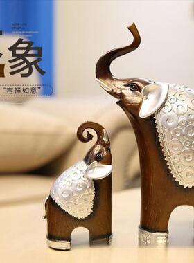 柜新中式大母子玄象关桌面电视酒柜客SDMiznt6厅摆件家居装品饰高