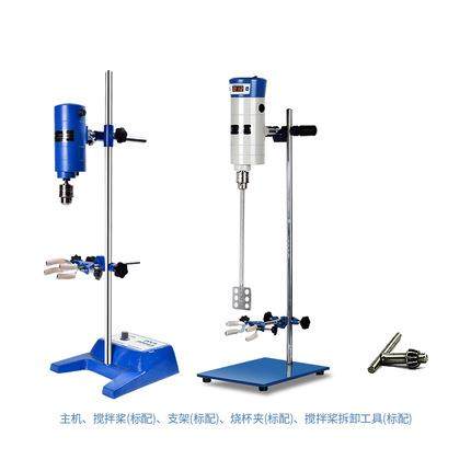JB200实验室用小型电动顶置高速机械液体搅拌器搅拌机 - 图0
