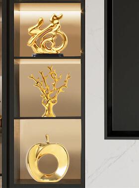 约创意家居饰陶瓷简工00041艺品小件客厅玄关酒柜电摆视品柜装饰