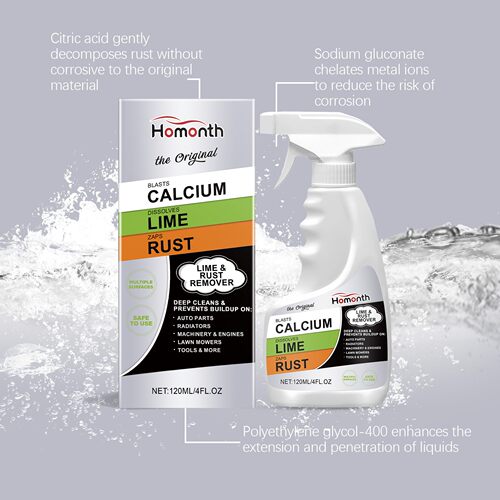 HOMONTH Rust Remover Spray - Clean Metal Surfaces on Car Whe - 图1