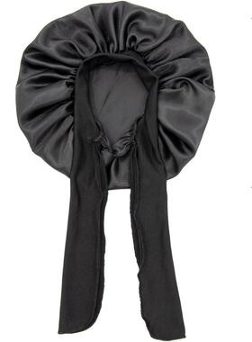 Child Satin Bonnet Wide Elastic Band Sleep Cap Hair Bonnet