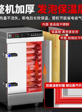蒸饭柜商用蒸箱电蒸饭车机食堂大小型馒头全自动燃气蒸饭箱蒸柜炉
