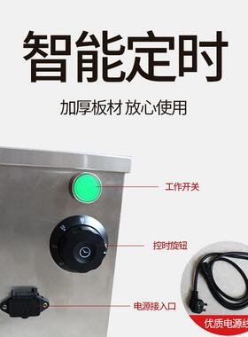 挂墙勺子架紫外线汤匙勺子消毒柜盒商用不锈钢汤匙勺子收纳盒