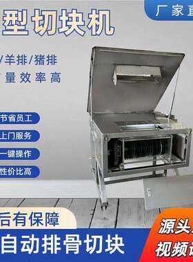 全自动切排骨机红烧肉大排剁块机商用新鲜肉条冷冻肉切块机切猪蹄