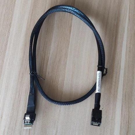 主板38P SlimSAS SFF-8654 4i 转MINI SAS HD 8643背板数据线SATA - 图0