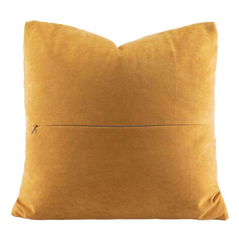 Modern and simple Nordic style ginger suede hand-woven pillowcase bed and breakfast model room sofa bay window cushion