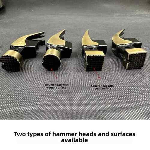 羊角锤头锤子猪仔唛木工铁锤榔头圆方头钢锤工具锤 - 图2