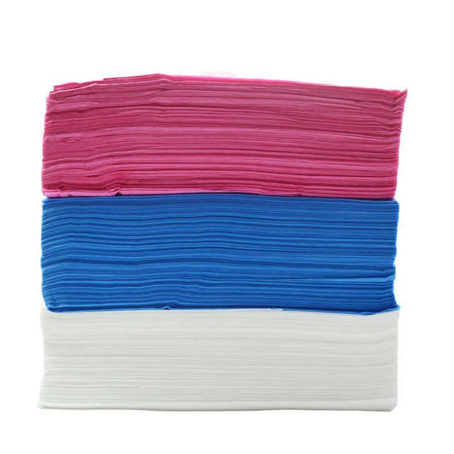 Waterproof and oil-proof massage disposable sheets beauty salon essential oil thickened non-woven hotel double sterile hole mattress
