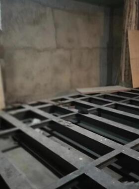 不锈钢水箱底座槽钢支架条形梁钢结构基础设计按图施工