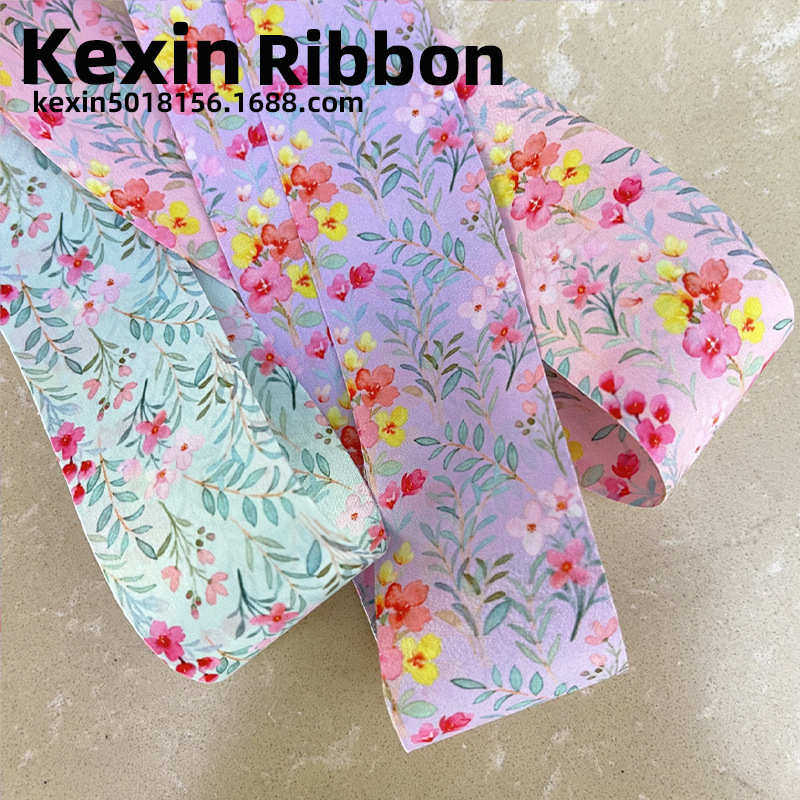 科信织带双面水彩印花带 手工diy发饰蝴蝶结材料 辅料帽子配饰,淘宝优惠券,粉丝福利购,淘宝优惠卷