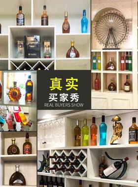 洋酒瓶装饰品酒柜摆件高档创意彷真红酒样板假酒摆设空瓶24瓶组