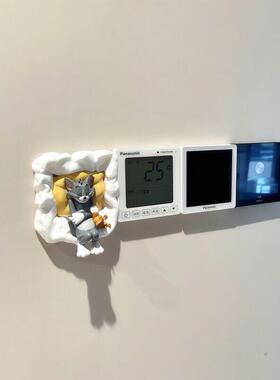 可爱小猫墙上插座装饰86面板开关电源孔堵洞遮丑神器创意补洞神器