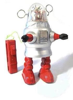 TR2051气缸电动机器人复古怀旧收藏玩具创意礼品铁皮玩具