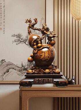 新款招米纳福开业葫芦中摆客家yl171厅件玄关式酒柜电视柜办公室