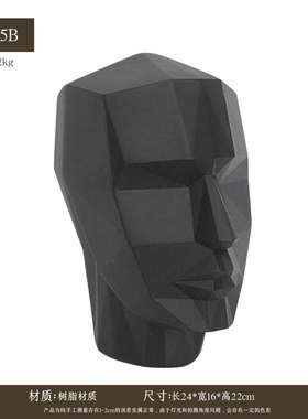 艺术桌面摆件电视柜高级雕塑软办公室人像简约感样板房装饰品客厅