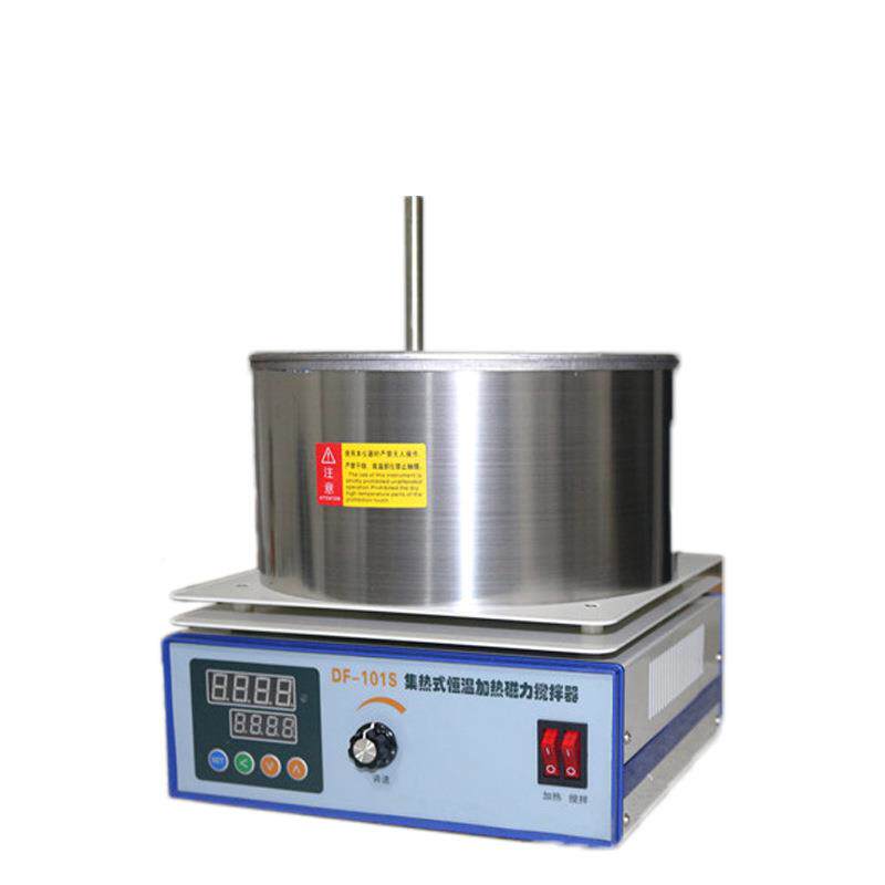 Heat collecting magnetic stirrer DF-101T type 15L capacity stirrer digital display constant temperature intelligent magnetic stirrer