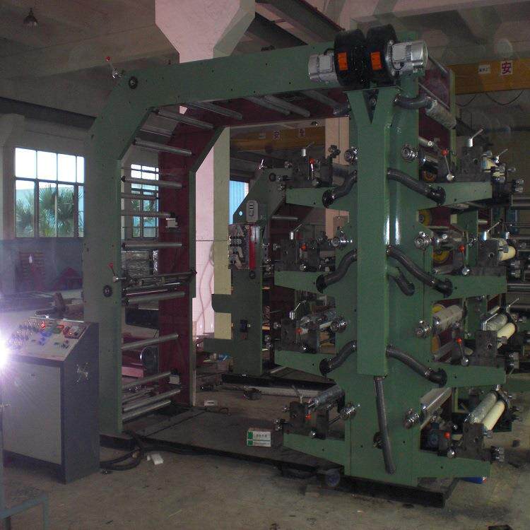 Eight-color flexographic printing machine/eight-color flexographic letterpress printing machine/eight-color plastic film printing machine