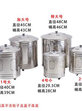 烧纸钱桶不锈钢烧金桶家用烧纸桶烧纸敬拜专用桶焚化桶烧经聚宝桶