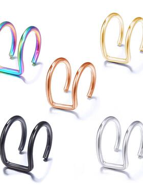 earrings women set Ear clip set 5-piece耳夹套装5件套 无耳洞