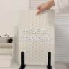 Desktop hole board, table partition rack accessories desk office desk vertical clip storage hanger board without hole punching