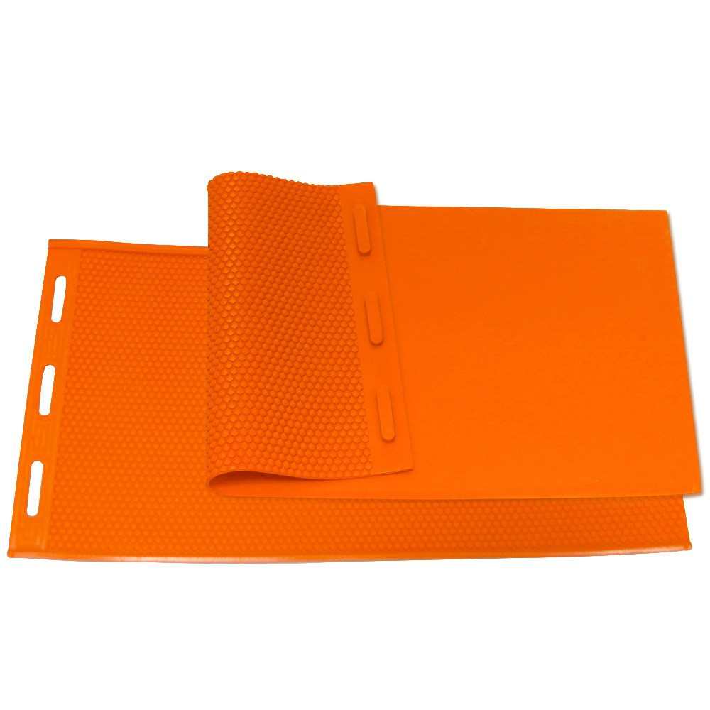 硅胶巢础机手动橡胶巢础压片模具 巢础蜡片DIY橡胶模具2片5.4房眼 - 图0