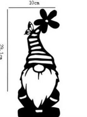 跨境热销圣诞老人小人装圣诞矮工艺品摆地插庭院AL777199花园饰园