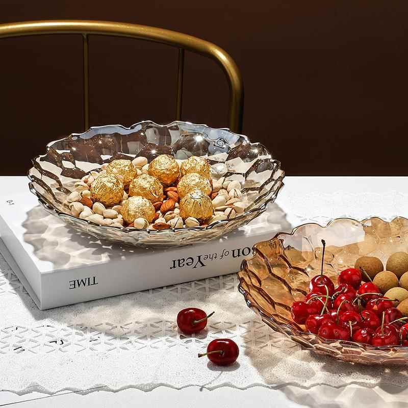 欧式轻奢水晶玻璃烟灰缸家用客厅办公室高档个性创意时尚装饰烟缸