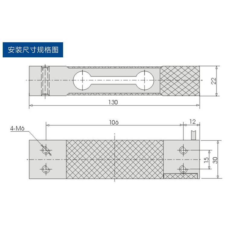 华兰海CZL-601称重传感器3KG6KG10KG20KG30KG60KG40K电子秤传感器-图2