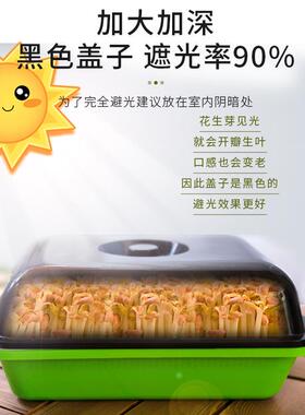 花生芽神器育苗盘水培芽苗菜盘家用种植无土栽培花生盆专用发芽器