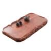 Ebony tea tray new home living room solid wood drainage log tea tray tea set rosewood tea table tea sea