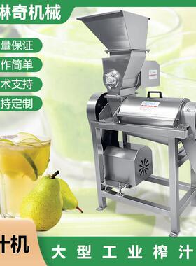 工业鲜果榨汁机胡萝卜木瓜压榨机蔬菜水果西瓜螺旋榨汁机优惠直销