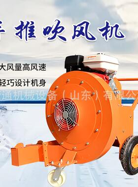 手推式路面风机马路清积吹雪清除雪机道路渣叶灰尘RT-221清缝理树