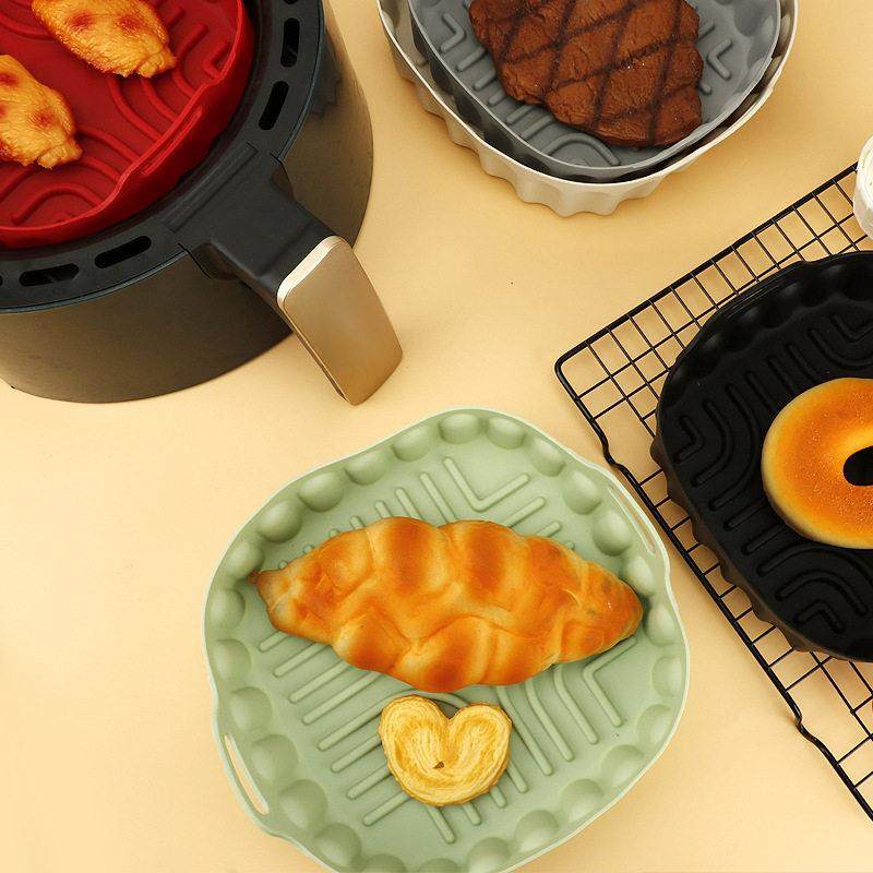 新款 耐高温方空气炸锅硅胶烤盘 不粘油易清洗烤垫 一体式硅胶垫,淘宝优惠券,粉丝福利购,淘宝优惠卷