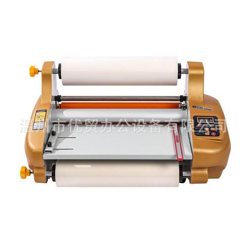 OGK变速卷膜机AA4预涂膜单面双面覆膜机水晶标转移膜调速贴膜机 - 图3