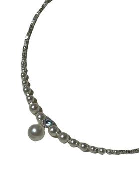 闪钻碎银子珍珠项链爆款设计项链