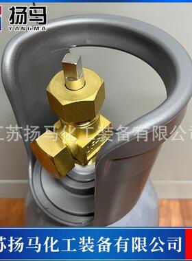 扬马化工直供4L氟化氢钢瓶工业气罐便携式氨气氯气瓶