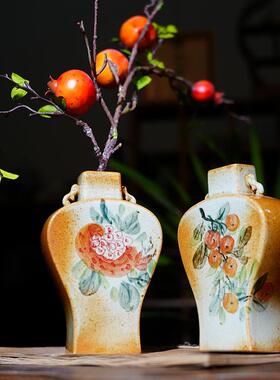 中国风景德镇陶瓷景区博物馆花瓶摆件装饰品干花小花器陶瓷花瓶