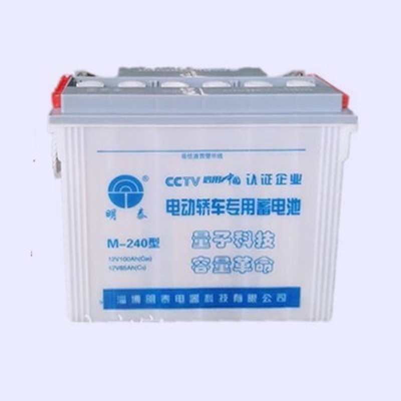 明泰蓄电池3D-250型230型210型220型6V180AH 三轮车 巡逻车观光车 - 图0
