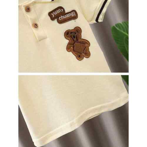 cotton T shirt shorts Clothes kids for kids baby boy boys - 图0