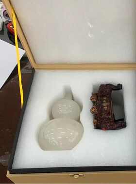 BZHAO宝兆 葫芦摆件天然阿富汗工艺品中式家用客厅乔迁新居玉石