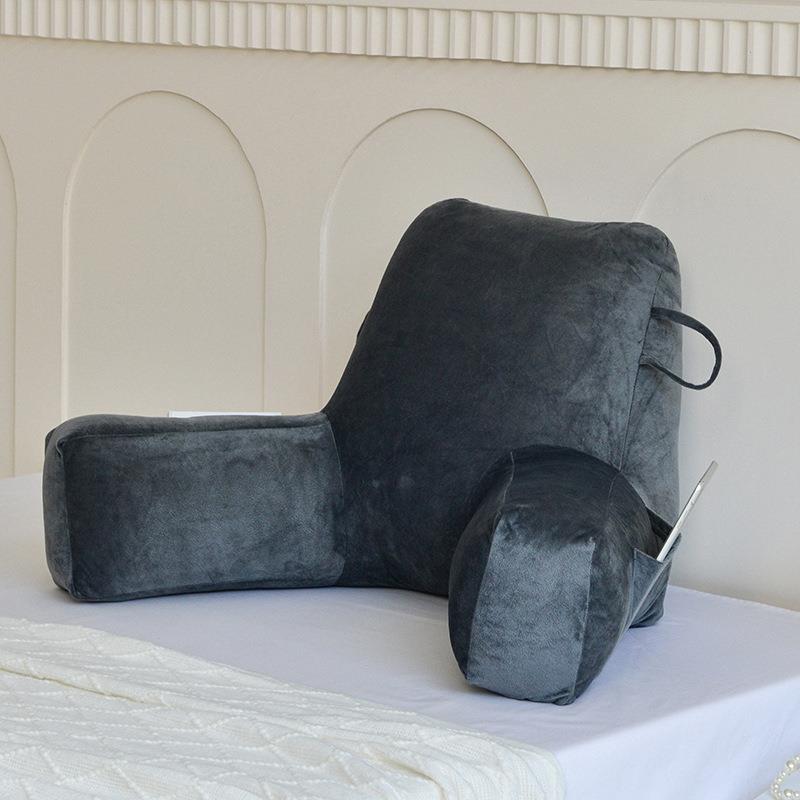 Bed pillow, soft bag, lumbar support, sofa back pillow, bedroom large backrest, removable and washable pillow, lying sleeping pillow, bay window cushion
